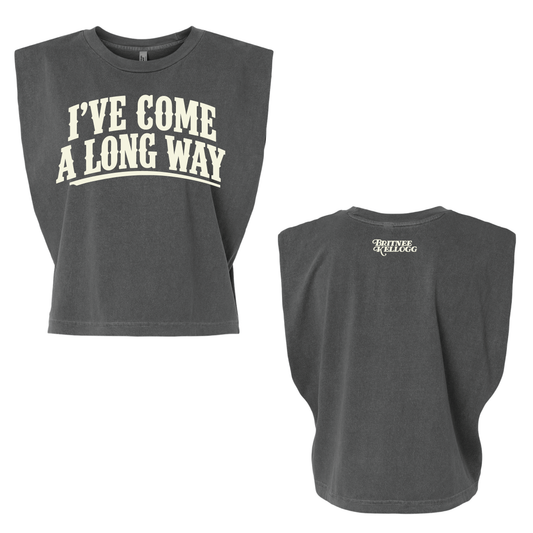 I'VE COME A LONG WAY LADIES MUSCLE TANK - NEW