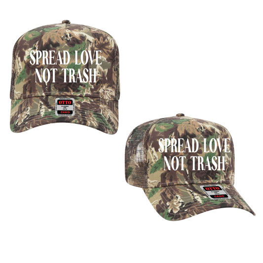 SPREAD LOVE NOT TRASH TRUCKER HAT