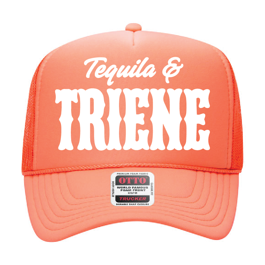 Tequila & TRIENE Hat  PREORDER - Coral Summer Version